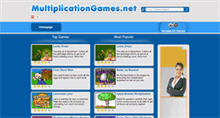 Desktop Screenshot of multiplicationgames.net
